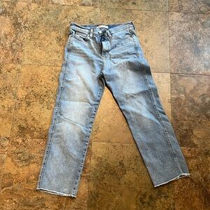 Levi High Waisted Straight Jeans
